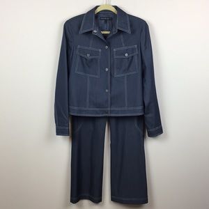 Lafayette 148 New York 100% Virgin Wool Pant Suit